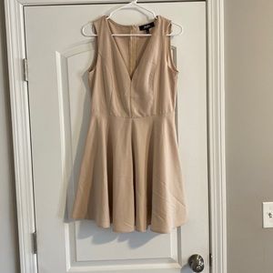 LuLu’s Fit and Flare Tan Dress